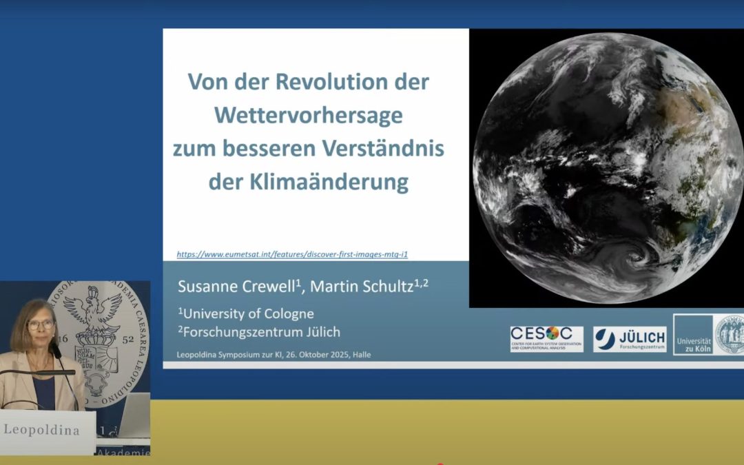 Speaker Prof Susanne Crewell at Leopoldina Annual Symposium